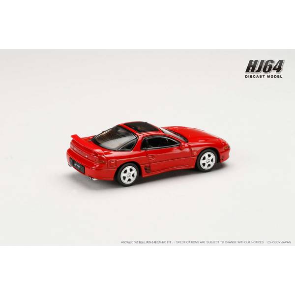 [ Back-order ] Hobby Japan HJ643065R 1:64 MITSUBISHI GTO TWINTURBO GLASS TOP PASSION RED Diecast model car