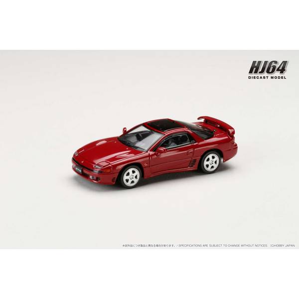 [ Back-order ] Hobby Japan HJ643065RM 1:64 MITSUBISHI GTO TWINTURBO GLASS TOP KUTANI RED PEARL Diecast model car