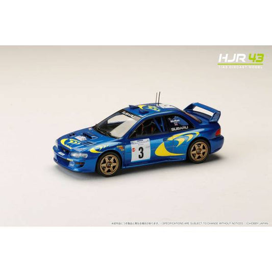[ Back-order ] Hobby Japan HJR431002A 1:43 SUBARU IMPREZA TOUR DE CORSE 1997 #3 model car