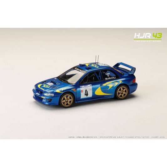 [ Back-order ] Hobby Japan HJR431002B 1:43 SUBARU IMPREZA TOUR DE CORSE 1997 #4 model car