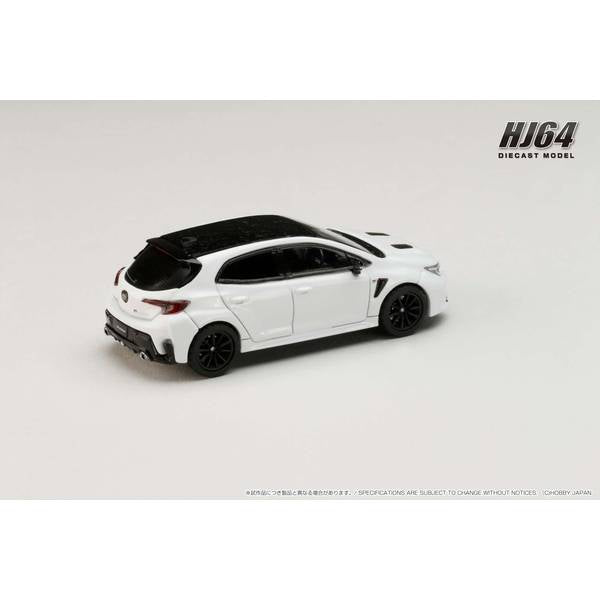 [ Back-order ] Hobby Japan HJ641067W 1:64 Toyota GR COROLLA RZ SUPER WHITE II Diecast model car