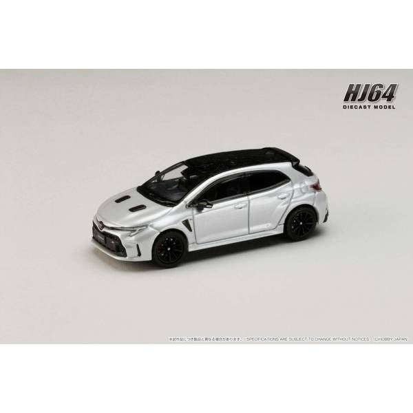 [ Back-order ] Hobby Japan HJ641067PW 1:64 Toyota GR COROLLA RZ PLATINUM WHITE PEARL MICA Diecast model car