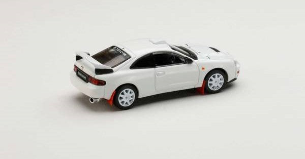 [ Back-order ] Hobby Japan HJ641064CW 1:64 Toyota CELICA GT FOUR WRC Edition ST205 Customized Version 8 Spokes Wheel SUPER WHITE II Diecast model car