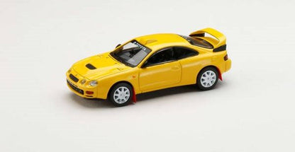 [ Back-order ] Hobby Japan HJ641064CY 1:64 Toyota CELICA GT-FOUR WRC Edition ST205 Customized Version 8 Spokes Wheel SUPER BRIGHT YELLOW Diecast model car