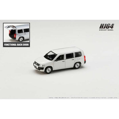 [ Back-order ] Hobby Japan HJ641062W 1:64 Toyota PROBOX VAN DX White Diecast model car