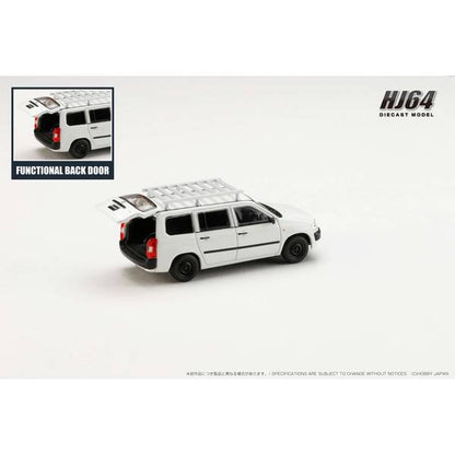 [ Back-order ] Hobby Japan HJ642062W 1:64 Toyota PROBOX Customized ver with ROOF CARRIERWhite Diecast model car