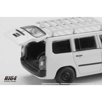 [ Back-order ] Hobby Japan HJ642062W 1:64 Toyota PROBOX Customized ver with ROOF CARRIERWhite Diecast model car