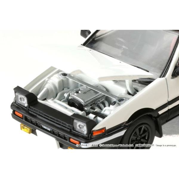 [ Back-order ] Hobby Japan HJ641052DC 1:64 Toyota SPRINTER TRUENO GT APEX AE86 Initial D engine model with Wataru Akiyama Diecast model car