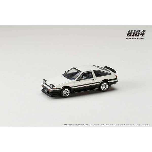 [ Back-order ] Hobby Japan HJ645052WB 1:64 Toyota SPRINTER TRUENO Late Ver JDM Style White : Black Diecast model car