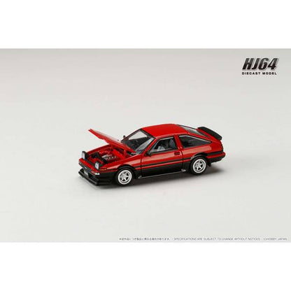 [ Back-order ] Hobby Japan HJ645052RB 1:64 Toyota SPRINTER TRUENO Late Ver JDM Style Red : Black Diecast model car