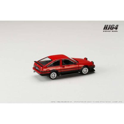 [ Back-order ] Hobby Japan HJ645052RB 1:64 Toyota SPRINTER TRUENO Late Ver JDM Style Red : Black Diecast model car