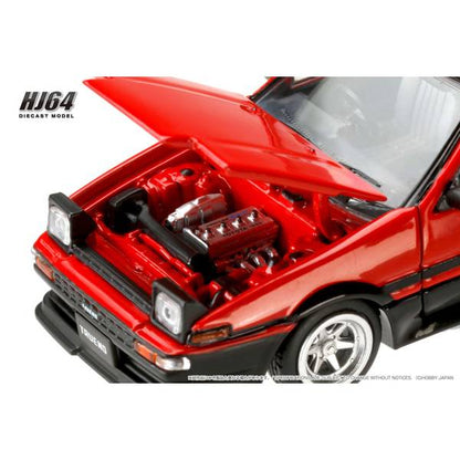 [ Back-order ] Hobby Japan HJ645052RB 1:64 Toyota SPRINTER TRUENO Late Ver JDM Style Red : Black Diecast model car