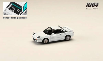 [ Back-order ] Hobby Japan HJ641056BW 1:64 Toyota MR2 1600G LIMITED SUPER CHARGER 1986 Super White II Diecast model car