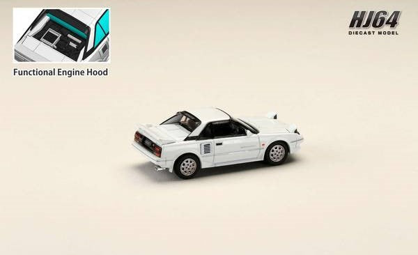 [ Back-order ] Hobby Japan HJ641056BW 1:64 Toyota MR2 1600G LIMITED SUPER CHARGER 1986 Super White II Diecast model car