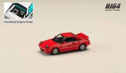 [ Back-order ] Hobby Japan HJ641056BR 1:64 Toyota MR2 1600G-LIMITED SUPER CHARGER 1986 Super Red ‡U Diecast model car