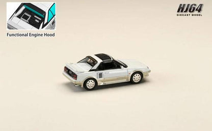 [ Back-order ] Hobby Japan HJ642056ASE 1:64 Toyota MR2 1600G-LIMITED SUPER CHARGER : SUPER EDITION 1988 T BAR ROOF White : Beige Metallic Diecast model car
