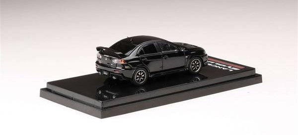 [ Back-order ] Hobby Japan HJ642053ABK 1:64 MITSUBISHI LANCER EVOLUTION 10 FINAL EDITION WITH ENGINE DISPLAY MODEL PHANTOM BLACK PEARL Diecast model car