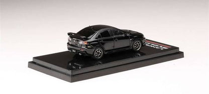 [ Back-order ] Hobby Japan HJ642053ABK 1:64 MITSUBISHI LANCER EVOLUTION 10 FINAL EDITION WITH ENGINE DISPLAY MODEL PHANTOM BLACK PEARL Diecast model car