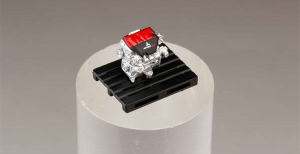 [ Back-order ] Hobby Japan HJ642053ABK 1:64 MITSUBISHI LANCER EVOLUTION 10 FINAL EDITION WITH ENGINE DISPLAY MODEL PHANTOM BLACK PEARL Diecast model car