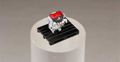 [ Back-order ] Hobby Japan HJ642053ABK 1:64 MITSUBISHI LANCER EVOLUTION 10 FINAL EDITION WITH ENGINE DISPLAY MODEL PHANTOM BLACK PEARL Diecast model car