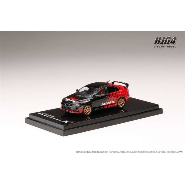 [ Back-order ] Hobby Japan HJ644053AV 1:64 MITSUBISHI LANCER EVOLUTION 10 YOKOHAMA ADVAN COLOR Diecast model car