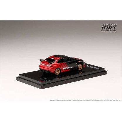 [ Back-order ] Hobby Japan HJ644053AV 1:64 MITSUBISHI LANCER EVOLUTION 10 YOKOHAMA ADVAN COLOR Diecast model car