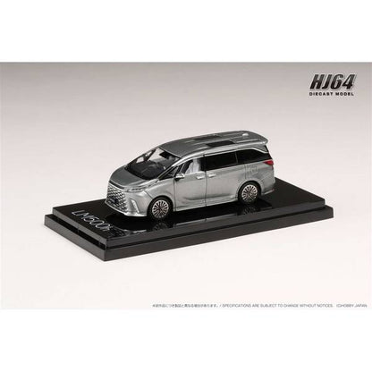 [ Back-order ] Hobby Japan HJ641076AS 1:64 LEXUS LM500h RHD 4 Seater SONIC TITANIUM WHITE INT Diecast model car