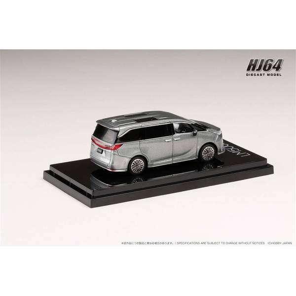 [ Back-order ] Hobby Japan HJ641076AS 1:64 LEXUS LM500h RHD 4 Seater SONIC TITANIUM WHITE INT Diecast model car