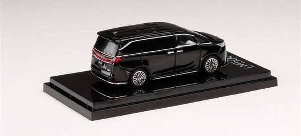 [ Back-order ] Hobby Japan HJ641076BBK 1:64 LEXUS LM500h LHD GRAPHITE BLACK GLASS FLAKE WHITE INT Diecast model car
