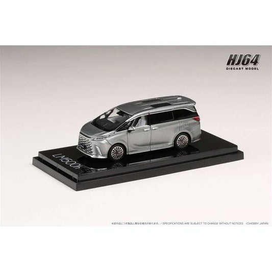 [ Back-order ] Hobby Japan HJ641076BS 1:64 LEXUS LM500h LHD 4 Seater SONIC TITANIUM WHITE INT Diecast model car