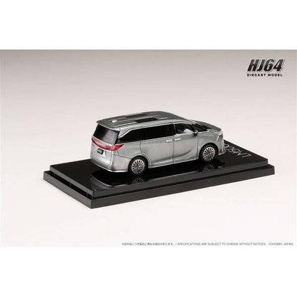 [ Back-order ] Hobby Japan HJ641076BS 1:64 LEXUS LM500h LHD 4 Seater SONIC TITANIUM WHITE INT Diecast model car