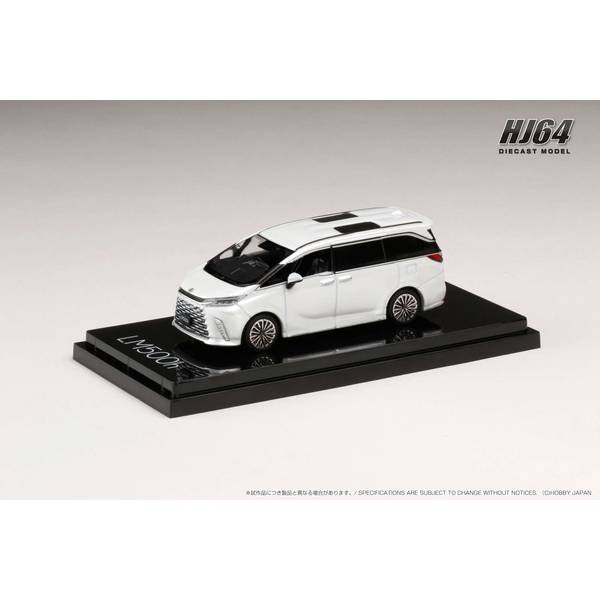[ Back-order ] Hobby Japan HJ642076AW 1:64 LEXUS LM 500h RHD 6 Seater SONIC QUARTZ BLACK INT. Diecast model car