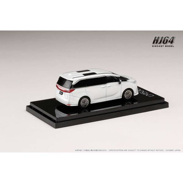 [ Back-order ] Hobby Japan HJ642076AW 1:64 LEXUS LM 500h RHD 6 Seater SONIC QUARTZ BLACK INT. Diecast model car