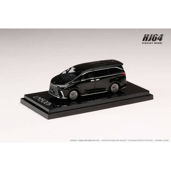 [ Back-order ] Hobby Japan HJ642076ABK 1:64 LEXUS LM 500h RHD 6 Seater GRAPHITE BLACK GLASS FLAKE BLACK INT. Diecast model car