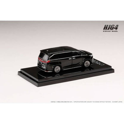 [ Back-order ] Hobby Japan HJ642076ABK 1:64 LEXUS LM 500h RHD 6 Seater GRAPHITE BLACK GLASS FLAKE BLACK INT. Diecast model car