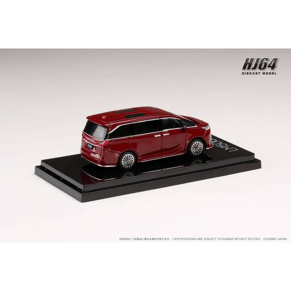 [ Back-order ] Hobby Japan HJ642076AR 1:64 LEXUS LM 500h RHD 6 Seater SONIC AGATE BLACK INT. Diecast model car