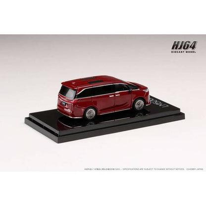 [ Back-order ] Hobby Japan HJ642076AR 1:64 LEXUS LM 500h RHD 6 Seater SONIC AGATE BLACK INT. Diecast model car