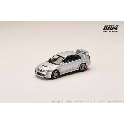 [ Back-order ] Hobby Japan HJ642033AS 1:64 MITSUBISHI LANCER GSR EVOLUTION 6 CP9A 1999 with Mud flap SATELLITE SILVER M  Diecast model car