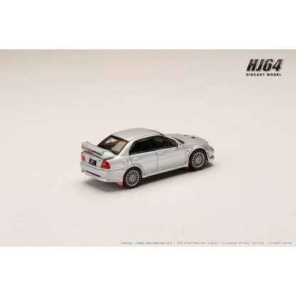 [ Back-order ] Hobby Japan HJ642033AS 1:64 MITSUBISHI LANCER GSR EVOLUTION 6 CP9A 1999 with Mud flap SATELLITE SILVER M  Diecast model car