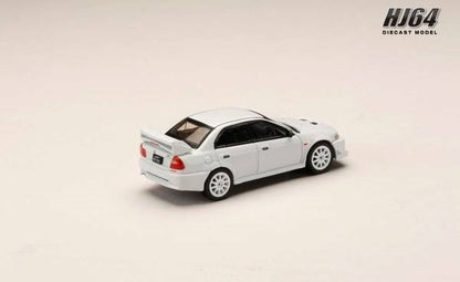 [ Back-order ] Hobby Japan HJ643033AW 1:64 MITSUBISHI LANCER RS EVOLUTION 6 (T.M.E.) SCORTIA WHIE Diecast model car