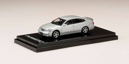 [ Back-order ] Hobby Japan HJ642030S 1:64 Toyota ARISTO V300 VERTEX EDITION EARLY VERSION Silver Metallic Diecast model car