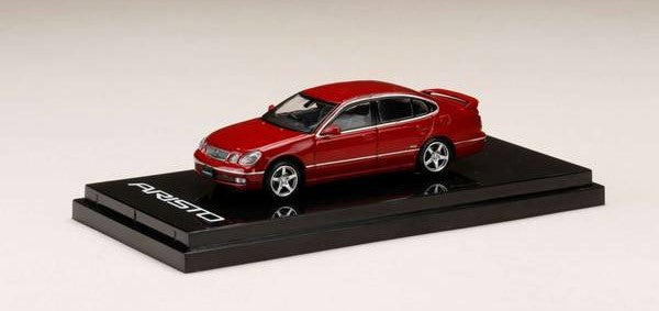 [ Back-order ] Hobby Japan HJ642030R 1:64 Toyota ARISTO V300 VERTEX EDITION EARLY VERSION Red Mica Diecast model car