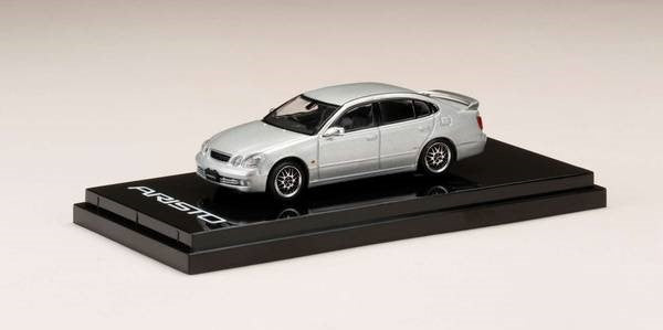 [ Back-order ] Hobby Japan HJ642030CS 1:64 Toyota ARISTO V300 VERTEX EDITION EARLY VERSIONCUSTOMIZED Silver Metallic Diecast model car