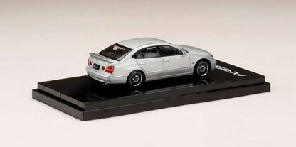 [ Back-order ] Hobby Japan HJ642030CS 1:64 Toyota ARISTO V300 VERTEX EDITION EARLY VERSIONCUSTOMIZED Silver Metallic Diecast model car