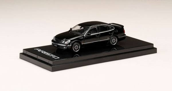 [ Back-order ] Hobby Japan HJ642030CBK 1:64 Toyota ARISTO V300 VERTEX EDITION EARLY VERSIONCUSTOMIZED Black Diecast model car
