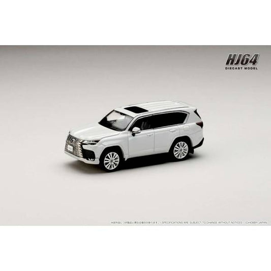 [ Back-order ] Hobby Japan HJ641061BW 1:64 HJ64 LEXUS LX600 EXECUTIVE Sonic Quartz Black Interior Diecast model car