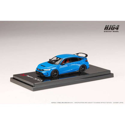 [ Back-order ] Hobby Japan HJ643063BL 1:64 Honda CIVIC Type R FL5 RACING BLUE PEARL Diecast model car