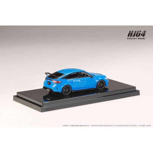 [ Back-order ] Hobby Japan HJ643063BL 1:64 Honda CIVIC Type R FL5 RACING BLUE PEARL Diecast model car