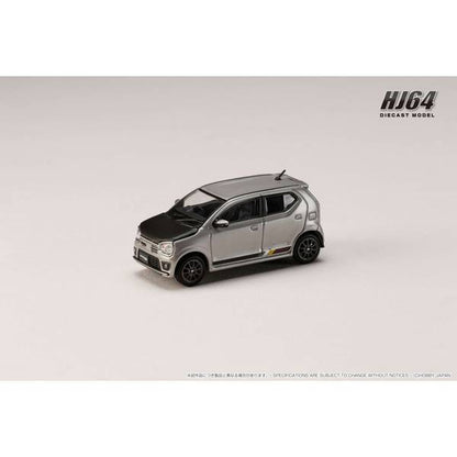 [ Back-order ] Hobby Japan HJ641070CS 1:64 SUZUKI ALTO WORKS HA36S CARBON BONNET Customized Ver Steel Silver Metallic Diecast model car