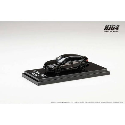 [ Back-order ] Hobby Japan HJ642046ABK 1:64 Honda CIVIC RS Crystal Black Pearl Diecast model car